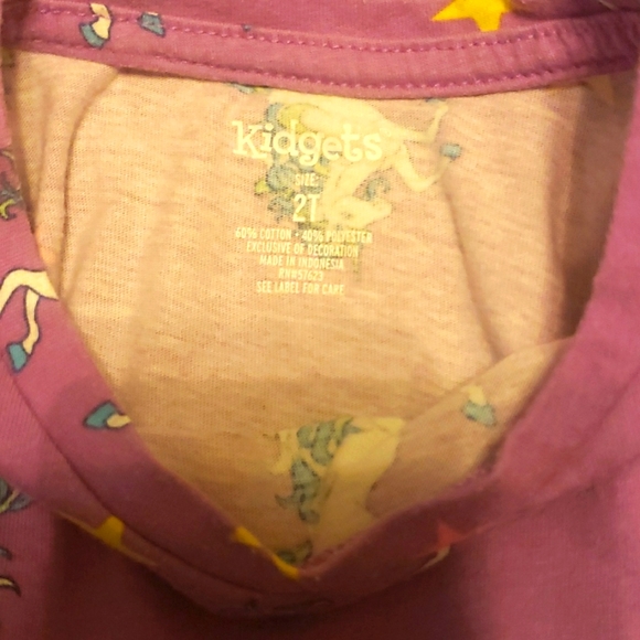 Toddler's 🦄 Unicorn Skater Dress - Picture 6 of 6